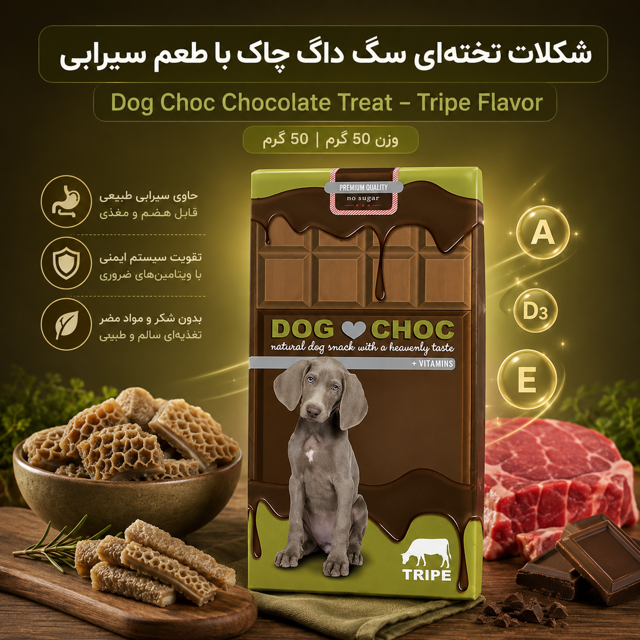 تشویقی داگ چاک حاوی ویتامین