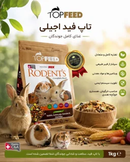 غذای آجیلی جوندگان تاپ فید