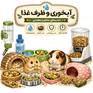 آبخوری و ظرف غذا