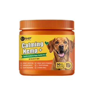 قرص تشویقی سگ آرامش بخش ان فور پی +N4P Calming Hemp بسته 90 عددی