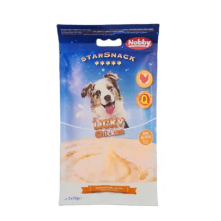 بستنی سگ نوبی مدل Licky chicken طعم مرغ وزن 75 گرم  بسته 5 عددی 101613048
