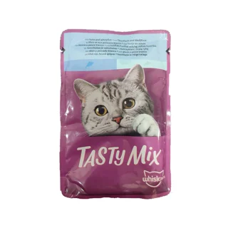 پوچ گربه بالغ ویسکاس مدل Catch of the Day Tasty Mix با طعم ماهی تن و ماهی سفید وزن 85 گرم 102589544