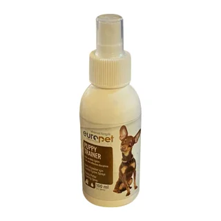 قطره تعلیم ادرار سگ یوروپت مدل Puppy trainer حجم 100 میلی لیتر