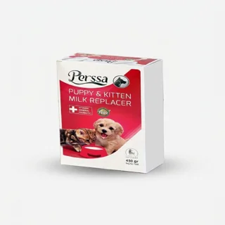 شیر خشک سگ و گربه پرسا وزن 450 گرم