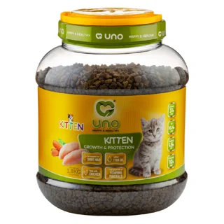 غذای خشک گربه اونو مدل Kitten مناسب بچه گربه وزن 2 کیلوگرم