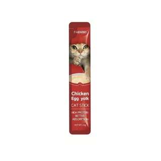 بستنی گربه فنبی مدل مرغ و زرده تخم مرغ وزن 15 گرم 101646408