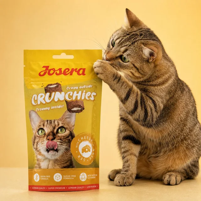 تشویقی گربه جوسرا مدل Crunchies طعم پنیری وزن 60 گرم 102569087