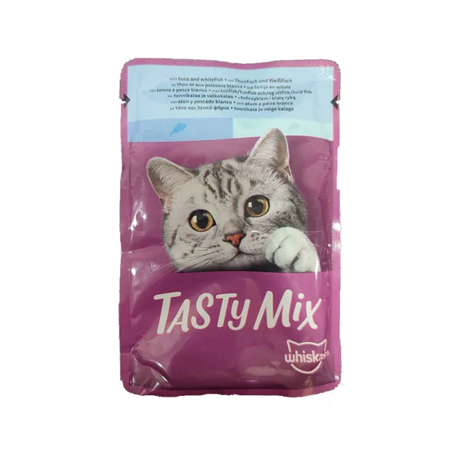 پوچ گربه بالغ ویسکاس مدل Catch of the Day Tasty Mix با طعم ماهی تن و ماهی سفید وزن 85 گرم 102589545