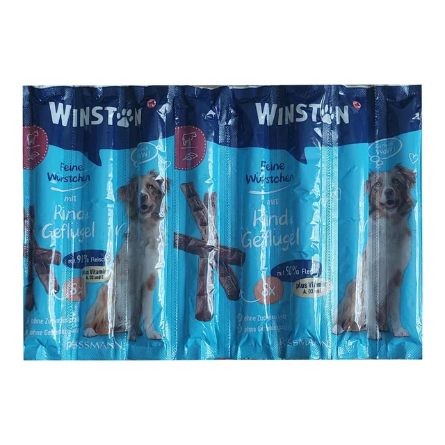 تشویقی سگ وینستون مدل BEEF وزن 90 گرم بسته 8 عددی 101728269