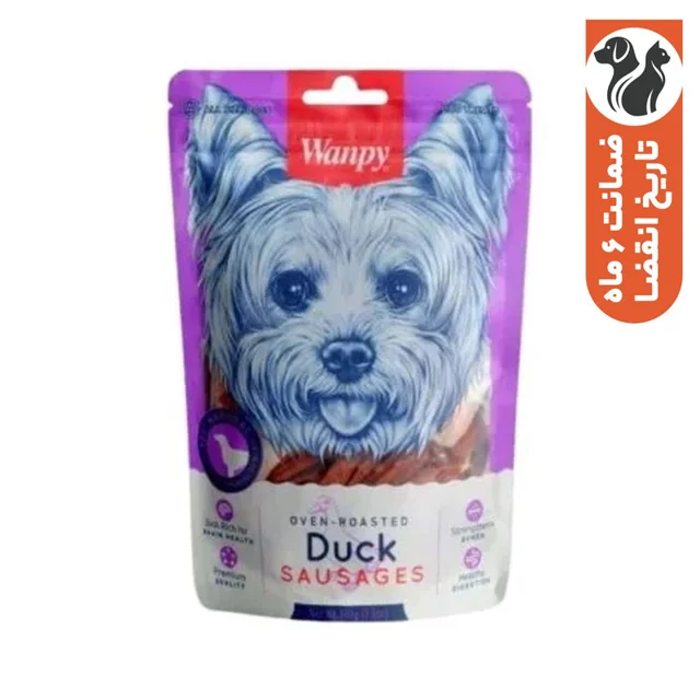 تشویقی سگ ونپی مدل Duck Sausages با طعم اردک وزن 100 گرم 101534464