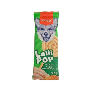 تشویقی سگ ونپی مدل Freeze Dried Lollipop طعم مرغ، شیر بز و کدو تنبل وزن 14 گرم 101506145