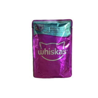 پوچ گربه بالغ ویسکاس مدل ژلی طعم ماهی سالمون و کولی وزن 85 گرم 102589570