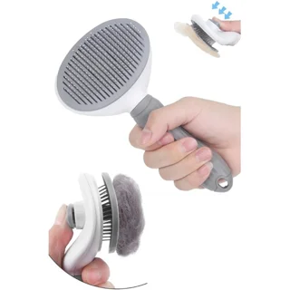 برس موی سگ و گربه مدل 001 با دکمه تخلیه مو وزن 100 گرم 101534414