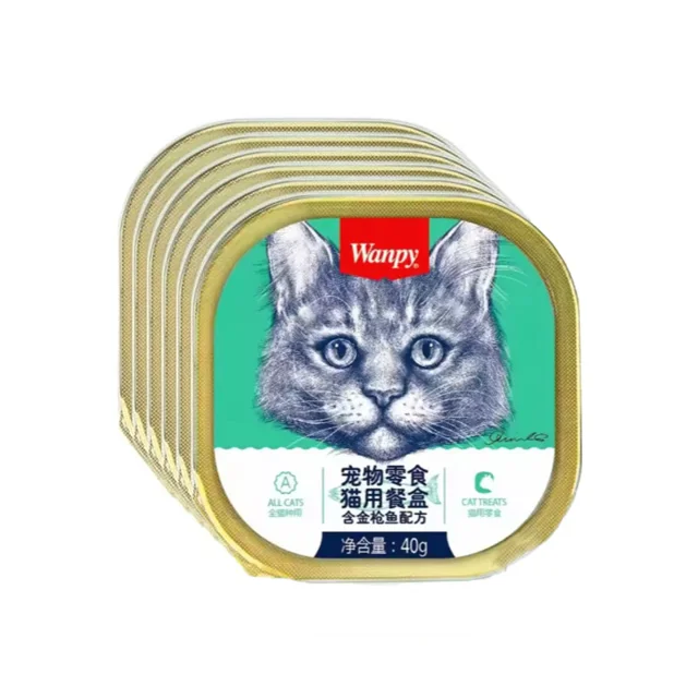 پوچ گربه بالغ ونپی مدل سفارش چین بافت موس با طعم ماهی تن وزن 40 گرم بسته 6 عددی 101541046