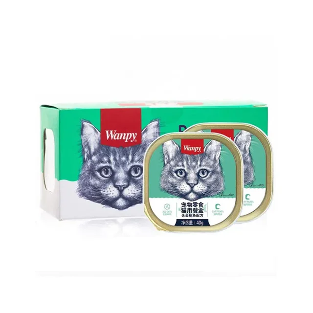 پوچ گربه بالغ ونپی مدل سفارش چین بافت موس با طعم ماهی تن وزن 40 گرم بسته 6 عددی 101541047