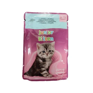 پوچ بچه گربه ویسکاس مدل Kitten Fish Favourites in Jelly طعم ماهی سفید وزن 85 گرم 102577331