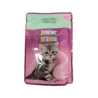 پوچ بچه گربه ویسکاس مدل Kitten Fish Favourites in Jelly با طعم ماهی کاد وزن 85 گرم 102571018