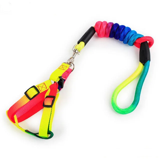 قلاده کتفی سگ و گربه مدل RAINBOW وزن 150 گرم 101717474