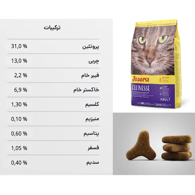 غذای خشک گربه جوسرا مدل Culinesse ضد گلوله مویی وزن 10 کیلوگرم 102331277