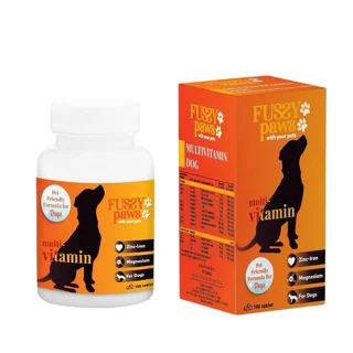قرص مولتی ویتامین سگ فاسی پاوز Fussy Paws مدل Multivitamin Tablets بسته 150 عددی 101506446