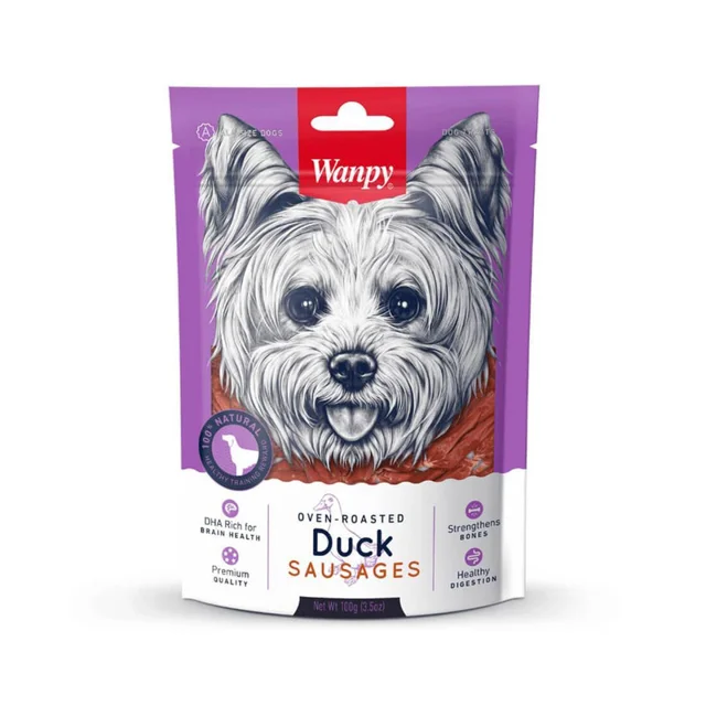 تشویقی سگ ونپی مدل Duck Sausages با طعم اردک وزن 100 گرم 101534465