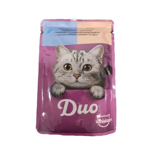 پوچ گربه بالغ ویسکاس مدل Duo Ocean Delights in jelly با طعم ماهی تن و قزل‌آلا وزن 85 گرم 102589527