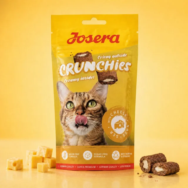 تشویقی گربه جوسرا مدل Crunchies طعم پنیری وزن 60 گرم 102569082