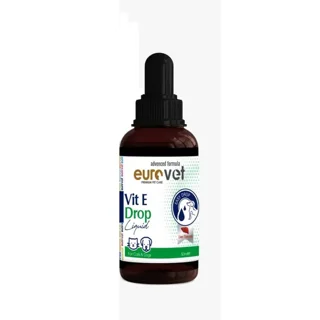 قطره خوراکی سگ و گربه یورو وت مدل ویتامین E حجم ۵۰ میلیلیتر