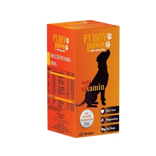 قرص مولتی ویتامین سگ فاسی پاوز Fussy Paws مدل Multivitamin Tablets بسته 150 عددی 101506444