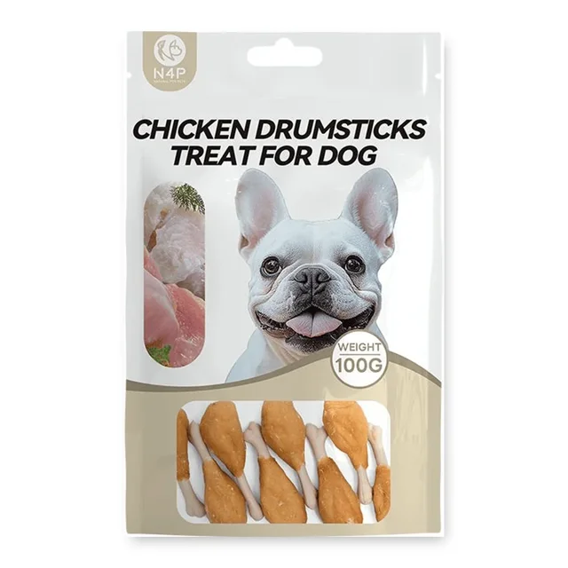 تشویقی جویدنی ران مرغی سگ N4P وزن ۱۰۰ گرم - تصویر محصول