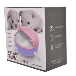 ظرف شیر چهار سره سگ و گربه Pet Milk Bowl مدل 38-790