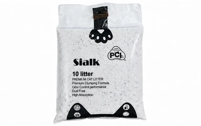 خاک بستر گربه PCL مدل سیلک PCL11 ده کیلوگرمی - تصویر 1